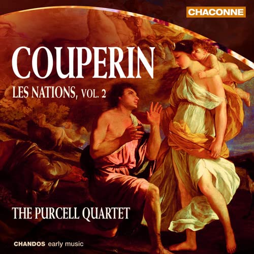 CD cover for Couperin’s “Les Nations, Vol. 2” by The Purcell Quartet.