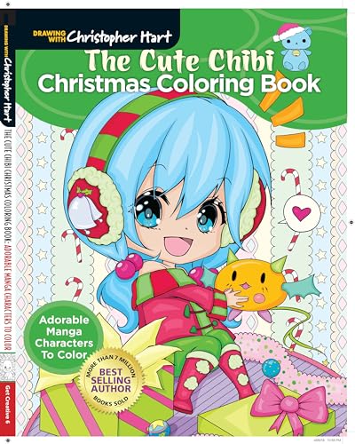 The Cute Chibi Christmas Coloring Book : Adorable manga characters to color