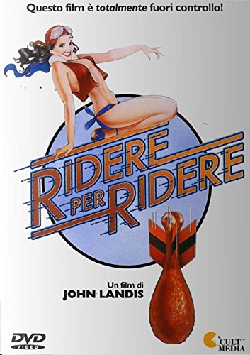 DVD cover for "Ridere Per Ridere" featuring pin-up style illustration.