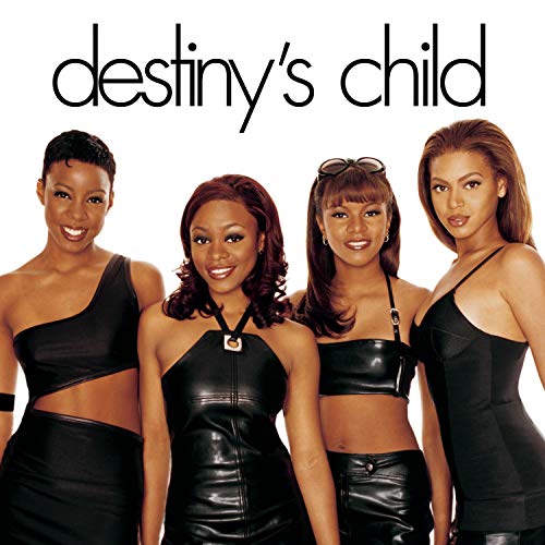 Destiny's Child album cover featuring four women in black outfits.