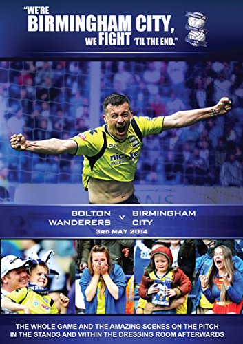 DVD cover: soccer player celebrating, fans in stands, game details.