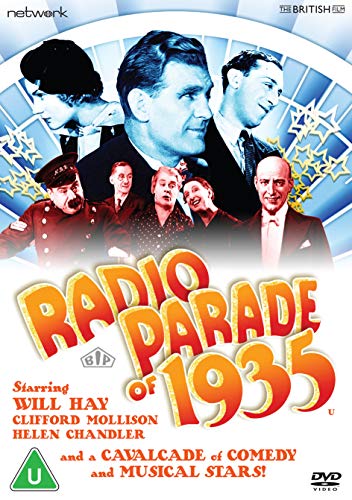 DVD cover for "Radio Parade of 1935" featuring a group of smiling performers.
