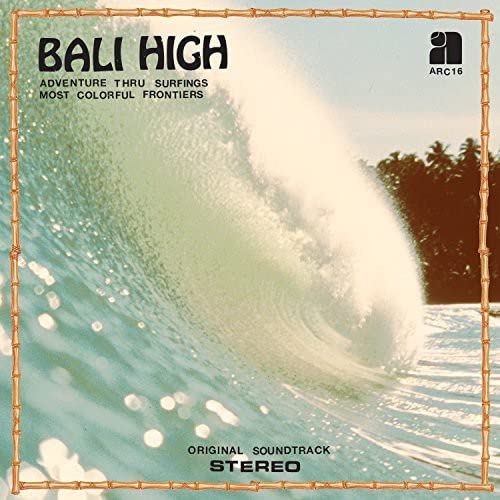 CD cover for “Bali High” soundtrack featuring a breaking ocean wave.