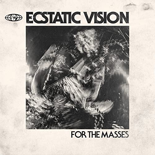 CD cover with distorted image of a person playing guitar.