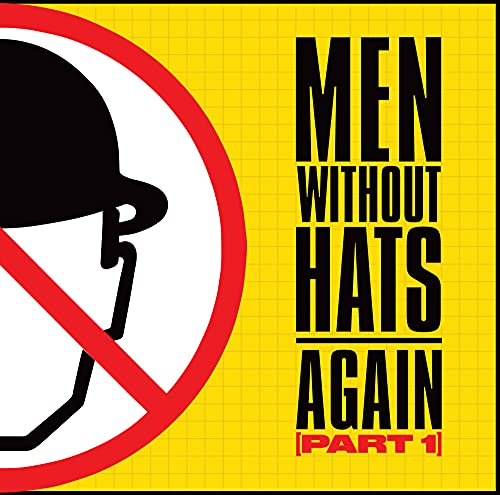 Men Without Hats - Again (Part 1)" CD cover with a silhouetted head.