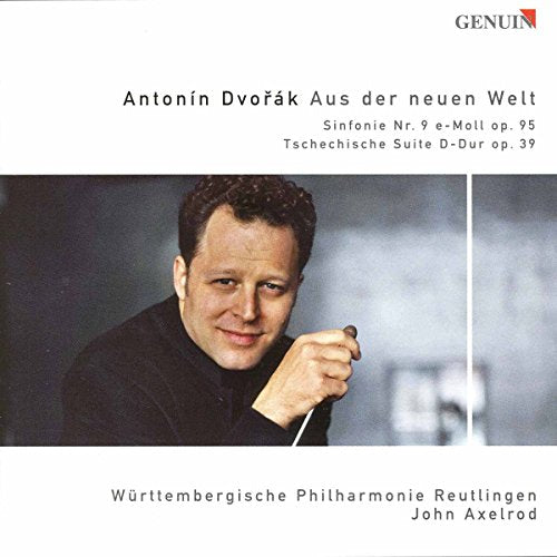 CD cover featuring conductor John Axelrod and text in German.