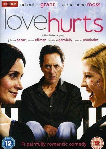 DVD cover for Love Hurts featuring Richard E. Grant between two women.