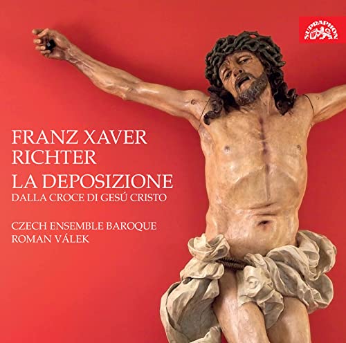 CD cover depicting a sculpture of Christ being taken down from the cross.