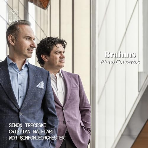 CD cover featuring portraits of Simon Trpceski and Cristian Macelaru.