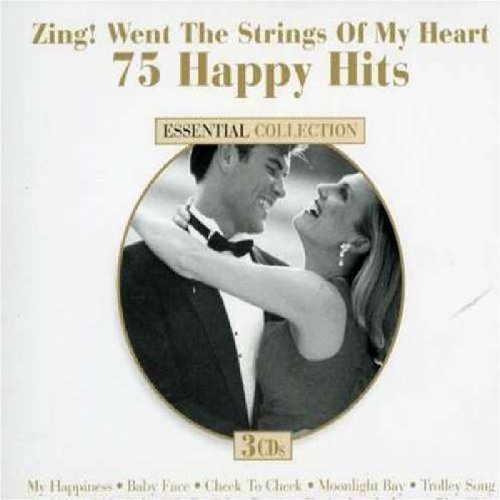 CD cover featuring a smiling couple in formal wear, titled “Zing! Went The Strings…”