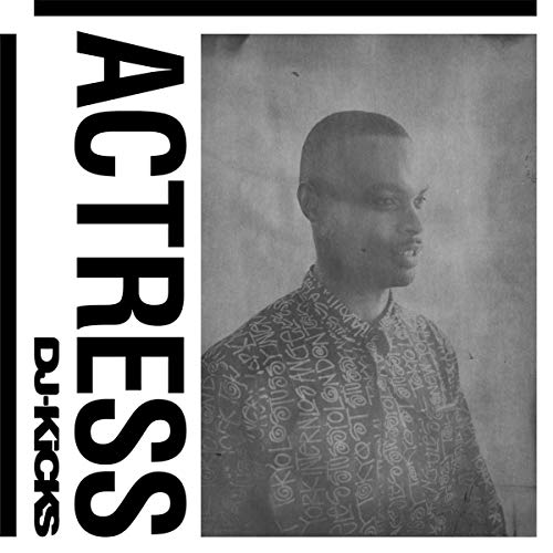 Black and white album cover featuring a portrait of a man named Actress.