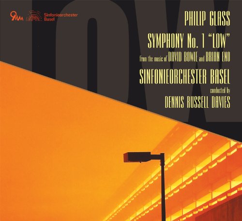 CD cover for Philip Glass’s “Symphony No. 1 ‘Low’” by Sinfonieorchester Basel.