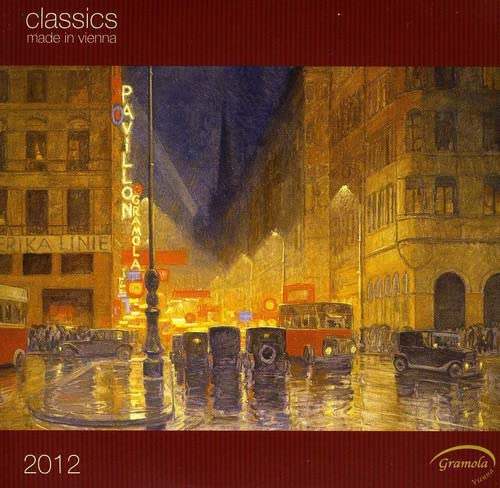 CD cover: painted street scene with vintage cars and illuminated buildings.