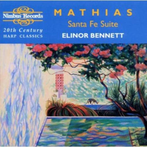 CD cover for “Mathias Santa Fe Suite” featuring floral and landscape art.