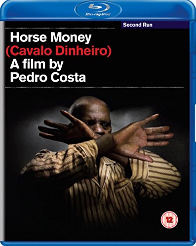 Horse Money" Blu-ray cover featuring a man with outstretched hands.