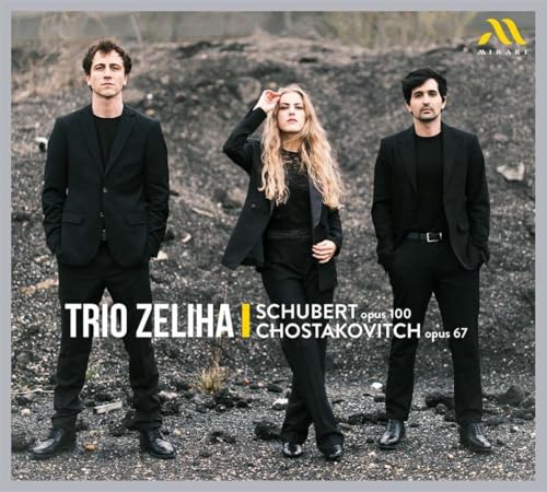 Trio Zeliha album cover featuring three musicians in dark clothing.