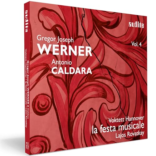CD case for "Gregor Joseph Werner Vol. IV" with red abstract design.