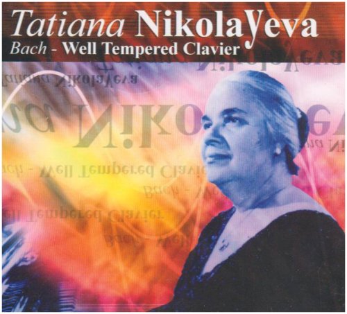 CD cover featuring a portrait of pianist Tatiana Nikolaeva in blue tones.