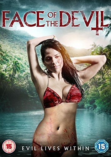 DVD cover for "Face Of The Devil" featuring a woman in a bikini.