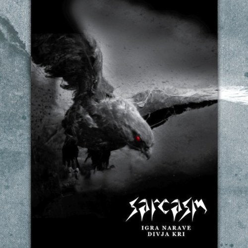CD cover: dark, stylized image of a bird of prey with red eye.