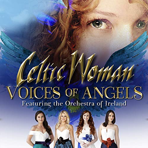 Celtic Woman "Voices of Angels" CD cover with women and angel wings.