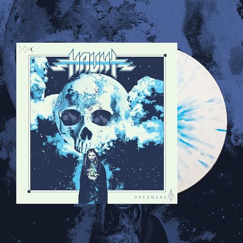 Haunt "Dreamers" vinyl record with skull and figure artwork.