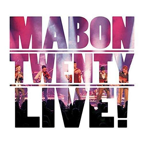 CD cover for Jamie Smith’s Mabon - Twenty Live!, featuring musicians.