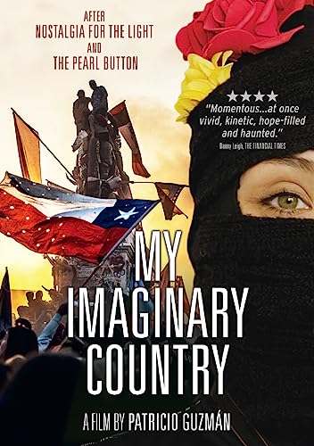DVD cover for “My Imaginary Country” featuring a masked person and flags.