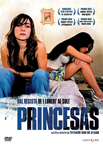 DVD cover for "Princesses" featuring two young women in distress.