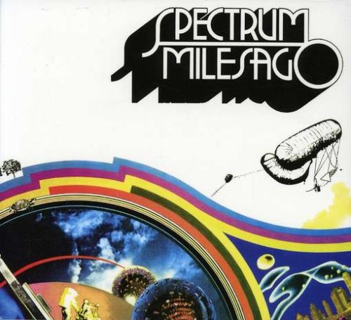 CD cover for “Spectrum - Milesago” with colorful, surreal artwork.