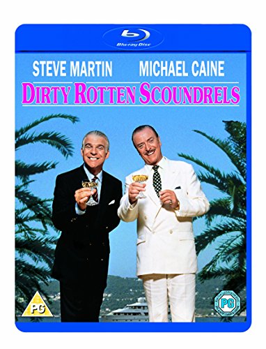 Blu-ray cover featuring Steve Martin and Michael Caine in suits.