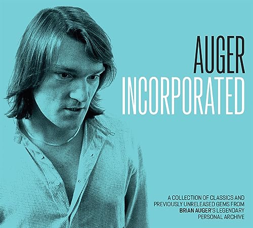 CD cover for Brian Auger's "Auger Incorporated" featuring a portrait of the artist.
