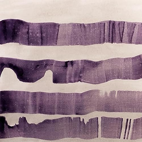 Abstract purple and white striped watercolor-style CD album cover.