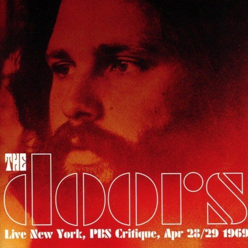 CD cover for The Doors’ “Live New York, PBS Critique” featuring Jim Morrison.