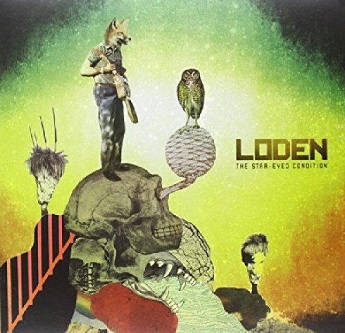 Surreal collage album cover featuring a fox, owl, and skull.