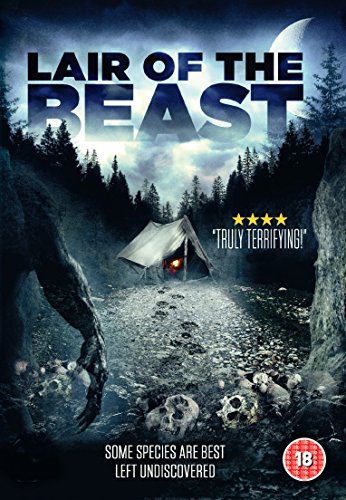 DVD cover for "Lair of the Beast" featuring a forest and creature claw.