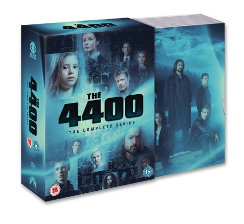 DVD box set for “The 4400” featuring cast portraits and a blue tone.