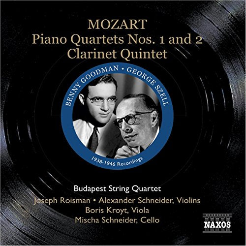 CD cover featuring portraits of musicians Benny Goodman and George Szell.
