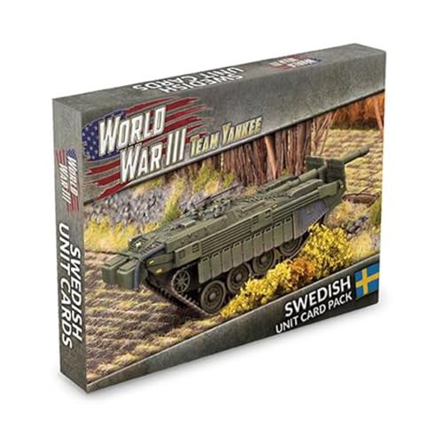 Team Yankee World War III Swedish Unit Card Pack (26 Unit Cards)