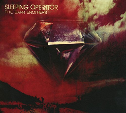 CD cover for The Barr Brothers’ “Sleeping Operator” with a dark, geometric shape.