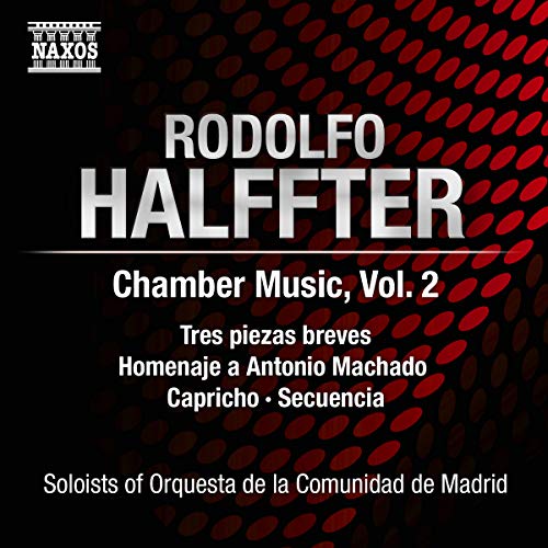 CD cover for Rodolfo Halffter’s Chamber Music, Vol. 2 by Naxos.