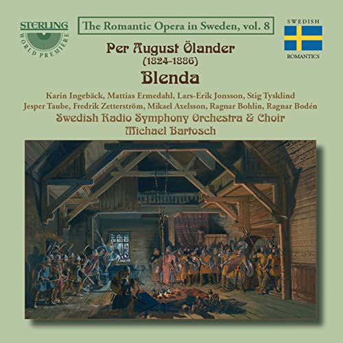 CD cover for "Blenda" opera, depicting a rustic interior scene.