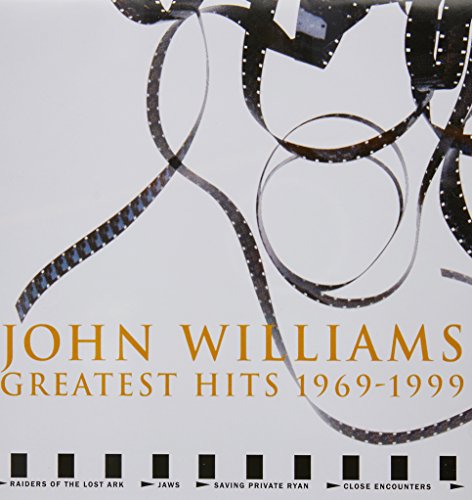 CD cover for John Williams’ “Greatest Hits 1969-1999” with filmstrip imagery.