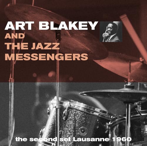 Art Blakey & The Jazz Messengers album cover featuring a cymbal and drummer.