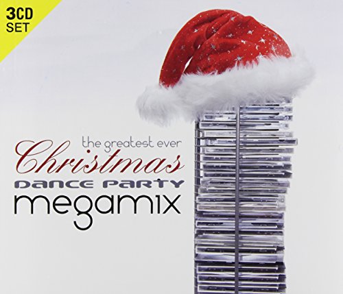 3CD set with a Santa hat on a stack of CDs.