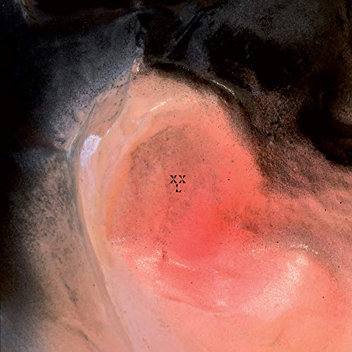 Album cover with swirling pink and black paint, small "XXL" text.