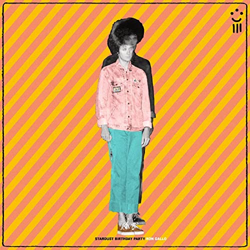 CD cover for Ron Gallo’s “Stardust Birthday Party” with a portrait.