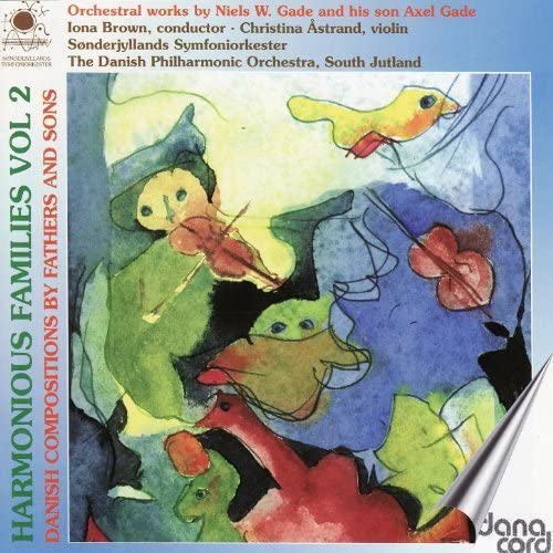 CD cover: watercolor painting of musicians and a bird, green and brown tones.