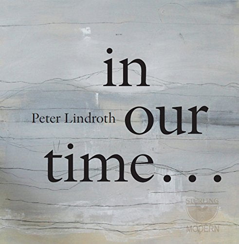 CD cover with text “in Our time.” by Peter Lindroth, abstract background.