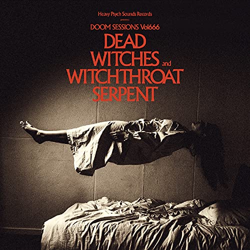 Album cover: "Dead Witches" with a levitating figure over a bed.